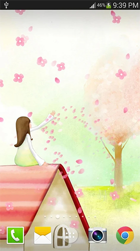 Sakura by live wallpaper HongKong - scaricare Fiori sfondi animati per Android di cellulare gratuitamente.