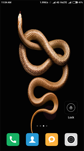 Snake HD - scaricare Animali sfondi animati per Android di cellulare gratuitamente.
