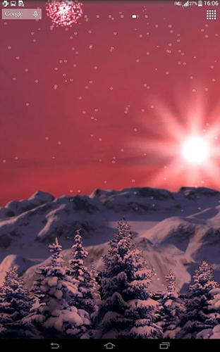 Scarica gratis sfondi animati Snowfall by Top Live Wallpapers Free per telefoni di Android e tablet.
