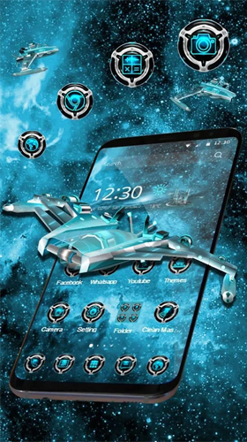 Scarica gratis sfondi animati Space galaxy 3D per telefoni di Android e tablet.