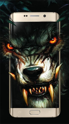 Spiky bloody king wolf - scaricare Animali sfondi animati per Android di cellulare gratuitamente.