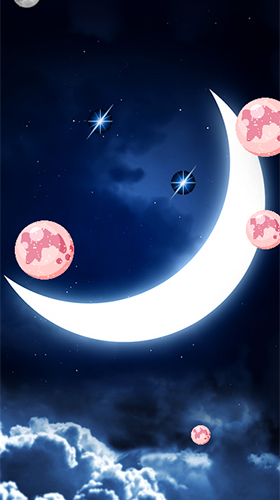 Scarica gratis sfondi animati The Moon per telefoni di Android e tablet.
