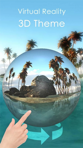 Scarica gratis sfondi animati Tropical island 3D per telefoni di Android e tablet.