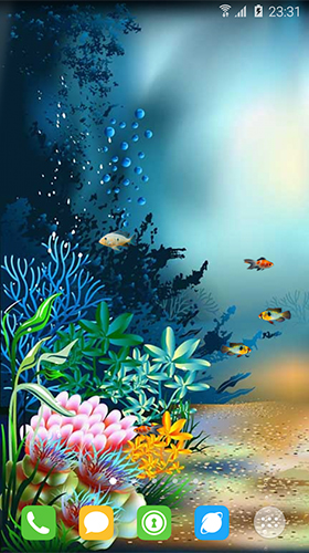 Scarica gratis sfondi animati Underwater world by orchid per telefoni di Android e tablet.
