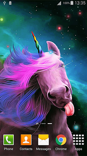 Scarica gratis sfondi animati Unicorn by Cute Live Wallpapers And Backgrounds per telefoni di Android e tablet.