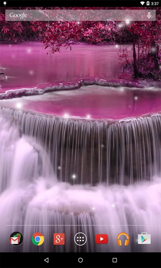 Waterfall - scaricare Paesaggio sfondi animati per Android di cellulare gratuitamente.