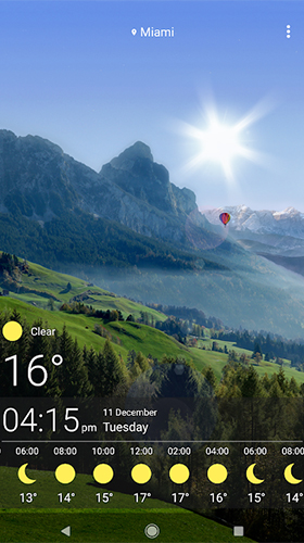 Scarica gratis sfondi animati Weather by SkySky per telefoni di Android e tablet.