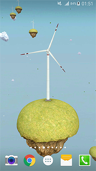 Scarica gratis sfondi animati Windmill 3D per telefoni di Android e tablet.