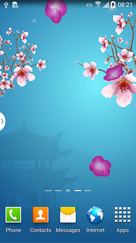 Scaricare Abstract sakura — sfondi animati gratuiti per l'Android su un Desktop. 