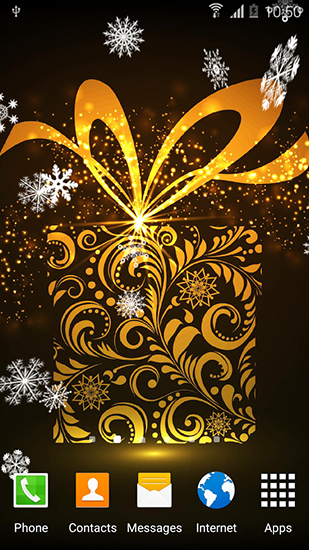 Abstract: Christmas - scaricare sfondi animati per Android 4.4.2 di cellulare gratuitamente.