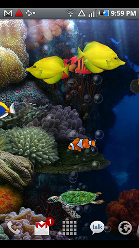 Aquarium - scaricare sfondi animati per Android di cellulare gratuitamente.