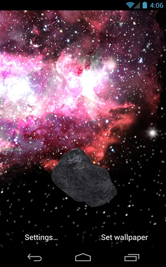 Asteroid Apophis - scaricare Spazio sfondi animati per Android di cellulare gratuitamente.