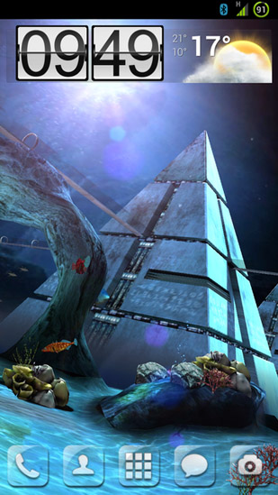 Atlantis 3D pro - scaricare sfondi animati per Android 1.0 di cellulare gratuitamente.