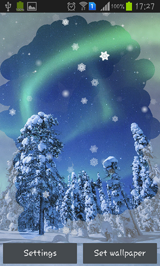 Aurora: Winter - scaricare Paesaggio sfondi animati per Android di cellulare gratuitamente.