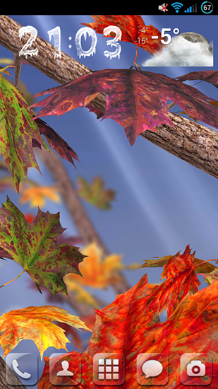 Autumn tree - scaricare sfondi animati per Android 1 di cellulare gratuitamente.