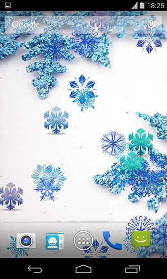 Beautiful snowflakes - scaricare sfondi animati per Android 5.0 di cellulare gratuitamente.