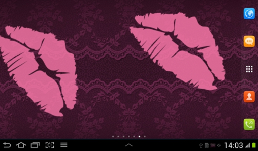 Black and pink - scaricare  sfondi animati per Android di cellulare gratuitamente.