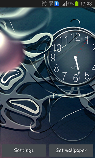 Black clock - scaricare Hi-tech sfondi animati per Android di cellulare gratuitamente.