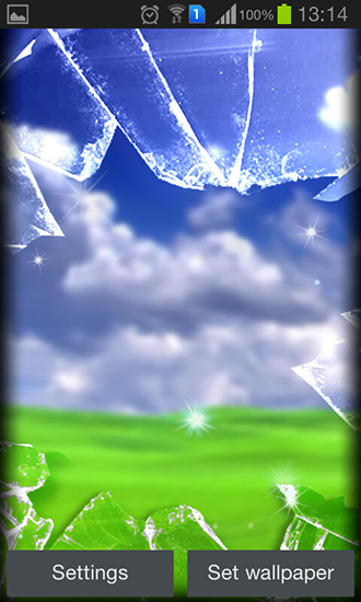 Scarica gratis sfondi animati Broken glass per telefoni di Android e tablet.