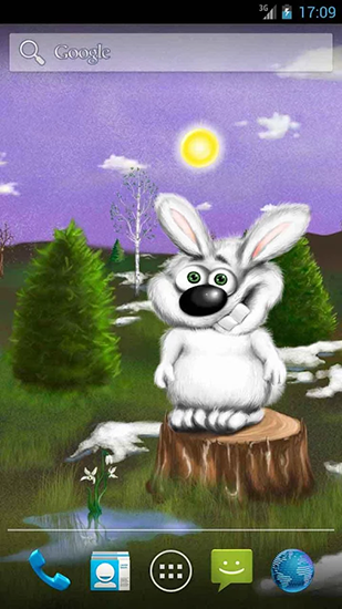 Scarica gratis sfondi animati Bunny per telefoni di Android e tablet.