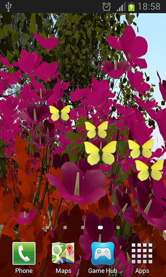 Butterflies by Wizzhard - scaricare sfondi animati per Android 4.4.4 di cellulare gratuitamente.