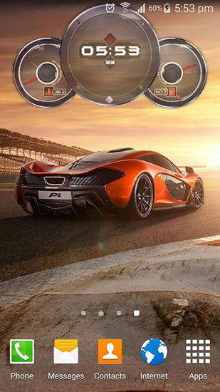 Cars clock - scaricare Auto / motociclo sfondi animati per Android di cellulare gratuitamente.
