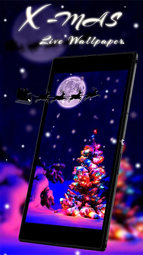 Scaricare Christmas tree by Live Wallpaper Workshop — sfondi animati gratuiti per l'Android su un Desktop. 