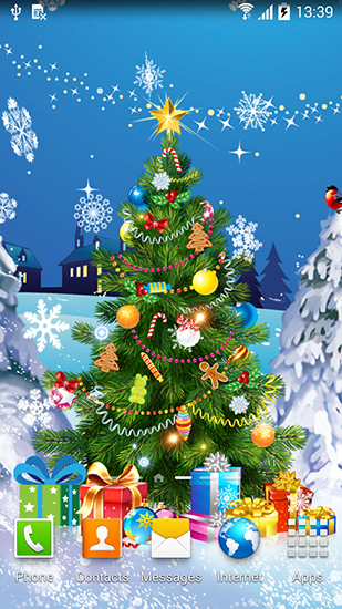 Christmas 2015 - scaricare Vacanze sfondi animati per Android di cellulare gratuitamente.