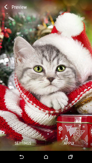Christmas animals - scaricare Vacanze sfondi animati per Android di cellulare gratuitamente.