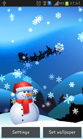 Christmas magic - scaricare sfondi animati per Android 6.0 di cellulare gratuitamente.