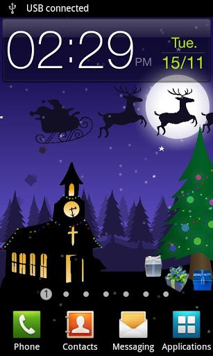 Christmas: Moving world - scaricare sfondi animati per Android di cellulare gratuitamente.