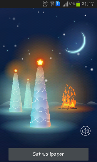 Christmas snow - scaricare sfondi animati per Android 5.1 di cellulare gratuitamente.