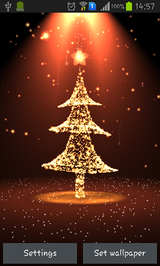 Scarica gratis sfondi animati Christmas tree per telefoni di Android e tablet.