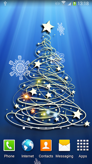 Christmas tree 3D by Amax lwps - scaricare Vacanze sfondi animati per Android di cellulare gratuitamente.