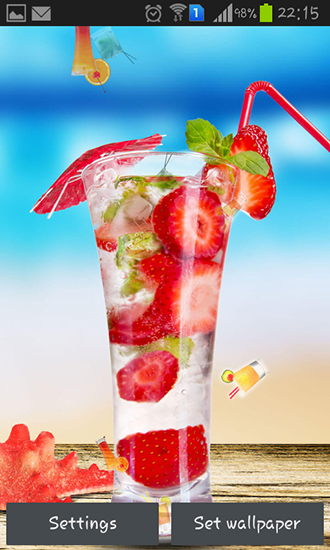 Cocktail - scaricare sfondi animati per Android 4.4 di cellulare gratuitamente.