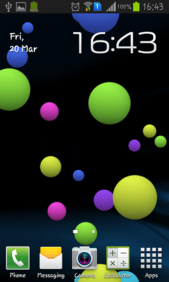 Scarica gratis sfondi animati Colorful bubble per telefoni di Android e tablet.