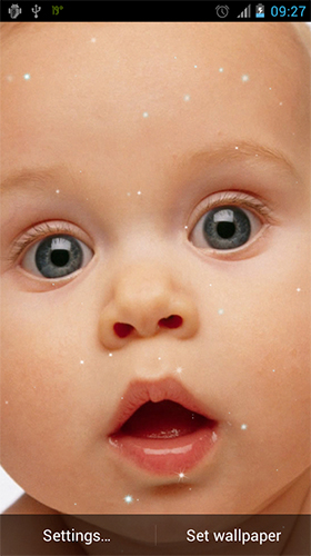 Scaricare Cute baby — sfondi animati gratuiti per l'Android su un Desktop. 