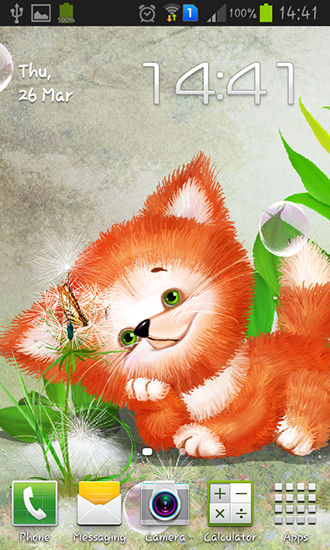 Cute foxy - scaricare sfondi animati per Android 4.2.1 di cellulare gratuitamente.