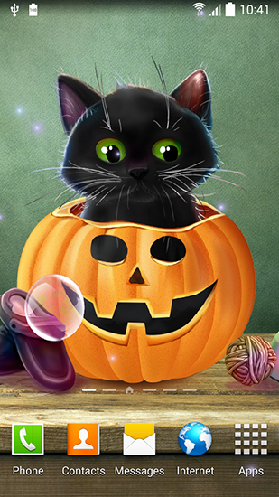 Scarica gratis sfondi animati Cute Halloween per telefoni di Android e tablet.