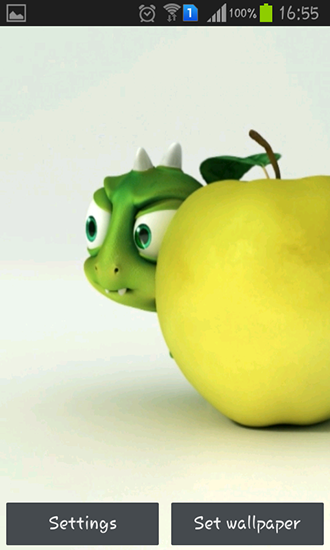 Scarica gratis sfondi animati Cute little dragon per telefoni di Android e tablet.