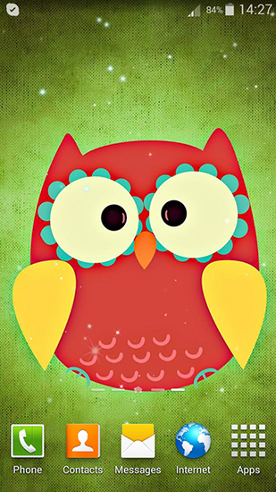 Scarica gratis sfondi animati Cute owl per telefoni di Android e tablet.