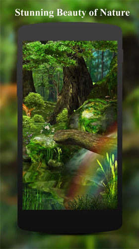 Scaricare Deer and nature 3D — sfondi animati gratuiti per l'Android su un Desktop. 
