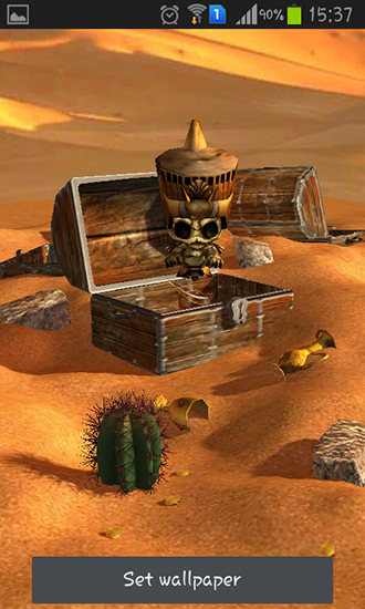 Scarica gratis sfondi animati Desert treasure per telefoni di Android e tablet.