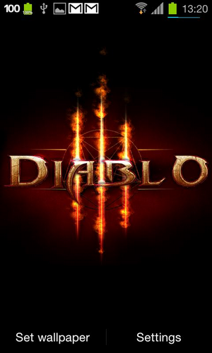 Scarica gratis sfondi animati Diablo 3: Fire per telefoni di Android e tablet.