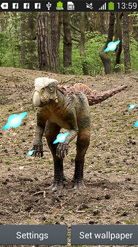 Scaricare Dinosaur by Latest Live Wallpapers — sfondi animati gratuiti per l'Android su un Desktop. 