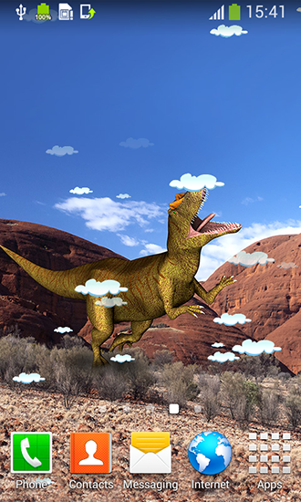 Scarica gratis sfondi animati Dinosaur per telefoni di Android e tablet.