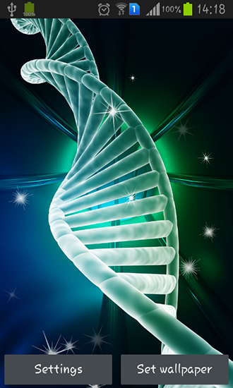 DNA - scaricare sfondi animati per Android 4.3 di cellulare gratuitamente.