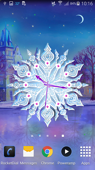 Dreamery clock: Christmas - scaricare Vacanze sfondi animati per Android di cellulare gratuitamente.