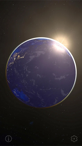 Scaricare Earth and Moon 3D — sfondi animati gratuiti per l'Android su un Desktop. 