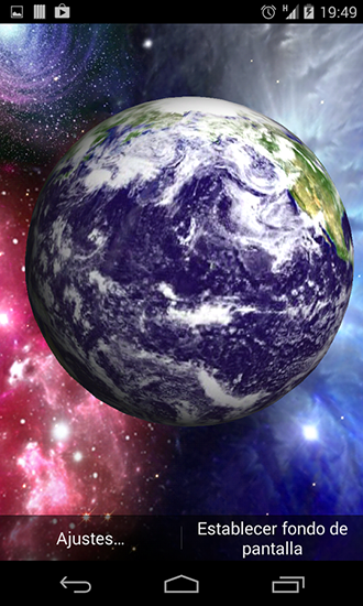 Earth 3D - scaricare sfondi animati per Android 4.4.2 di cellulare gratuitamente.